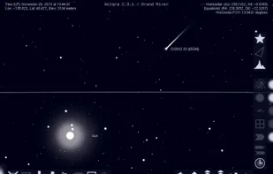 C/2012 S1 (ISON) rising in the morning.