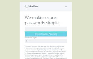 GladPass screenshot 1