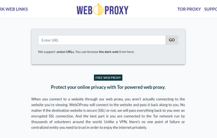WebOProxy screenshot 1