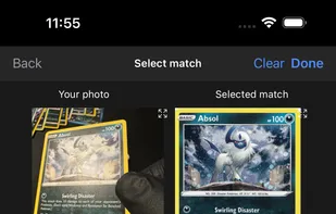 Scan collectible and find match.