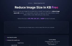 Compress Image Tool