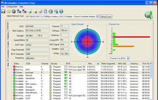 PassMark WirelessMon screenshot 1