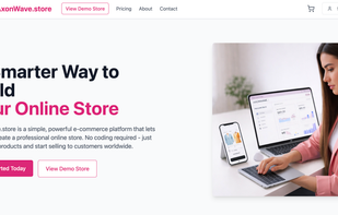 AxonWave.store Home Page