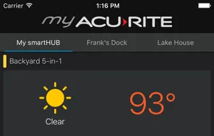 My AcuRite screenshot 1