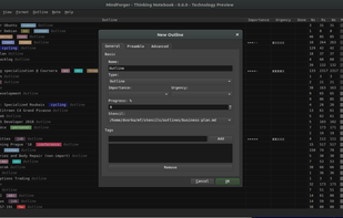 MindForger screenshot 2
