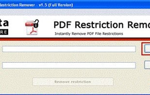 PCVITA PDF Restriction Remover screenshot 1