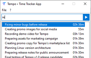Tempo • Time Tracker App screenshot 1