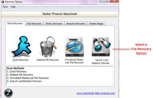 Stellar Phoenix Mac Recovery on Windows screenshot 1