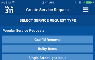 MyLA311 screenshot 1