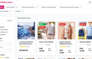 AxonWave.store Demo Shopping Store