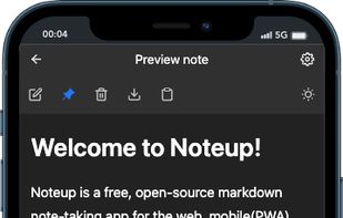 Noteup screenshot 1