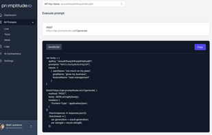 Integrate the power of GPT with one simple API.