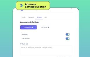 Advance Settings