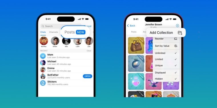 Telegram brings Global search for public posts, Story Albums and Gift Collections