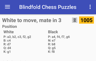 Blindfold Chess Puzzles screenshot 2