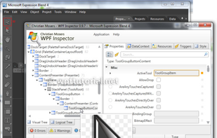 XAML Inspector screenshot 1