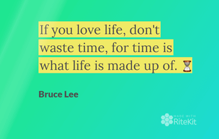 RiteKit Text to image / gif API screenshot 1