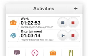 aTimeLogger screenshot 1