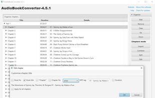 Audiobook Converter screenshot 1