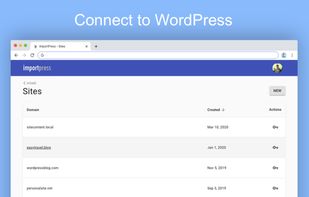 Connect to WordPress