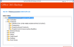 EmailDoctor Office 365 Backup Tool screenshot 3