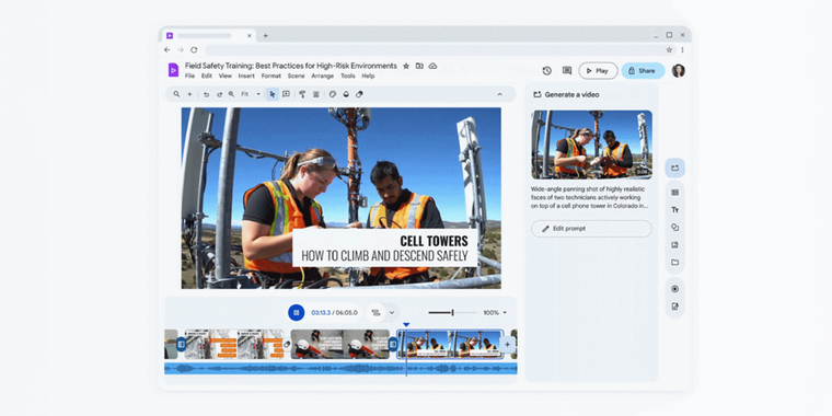 Google Vids adds DeepMind Veo 2 video generation with new editing tools