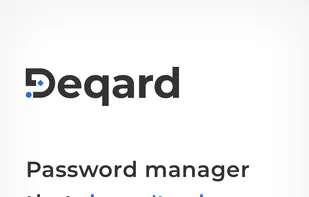 Deqard - Password Manager screenshot 1