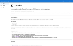 LunaDefend Demo App