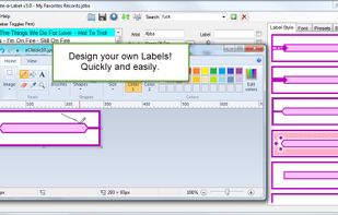 Jukebox Create-a-Label v3.0 screenshot 2