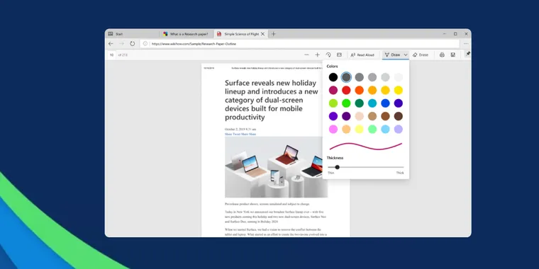 Microsoft Edge is adding Copilot AI-powered Smart Keywords to its PDF reader image