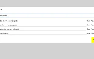 Save-as-ebook screenshot 1