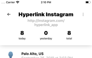 Hyperlink screenshot 1