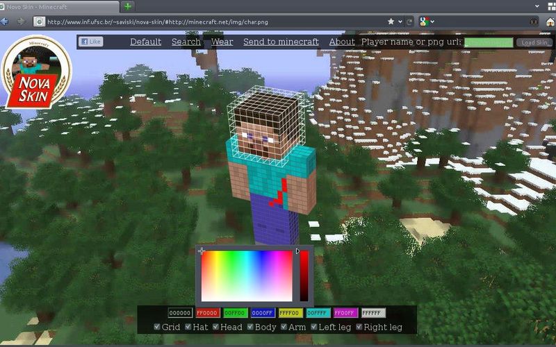 Name:Herobrine girl 3 - Skin Editor - Nova Skin