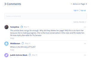 Insticator Commenting screenshot 1