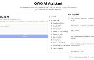 QWQ AI screenshot 1