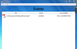DaemonFS screenshot 1