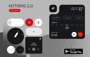 Nothing 2.0 for KWGT screenshot 1