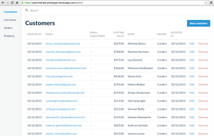 Thoughtbot Administrate screenshot 1