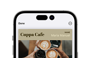 Coupons — Offer attractive coupons and update the contents anytime.

