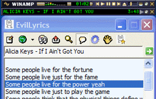 Karaoke-like automatic line highlighting