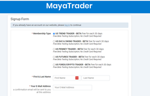 MayaTrader screenshot 2