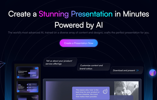 Slide Team AI Presentation Generator screenshot 1