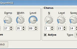 Qsynth screenshot 2