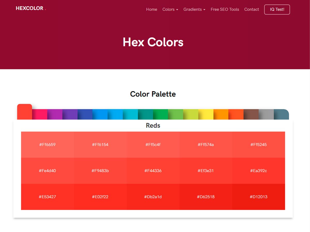 Hex Colors Alternatives: Top 6 Color Picker Tools & Similar Websites ...