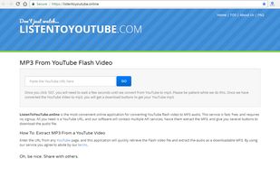 ListenToYoutube.Online screenshot 1