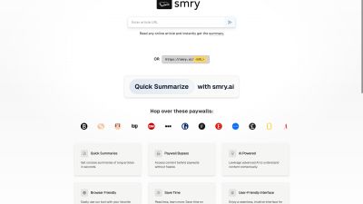 smry.ai home page
