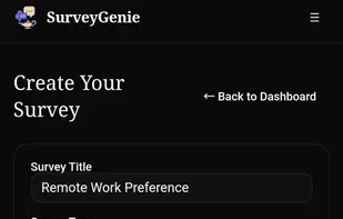SurveyGenie screenshot 1