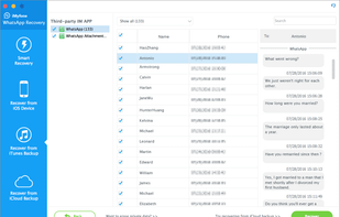 Recover WhatsApp chat from your iTunes backup