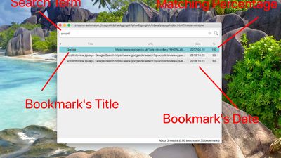 Advanced Bookmark Search screenshot 1
