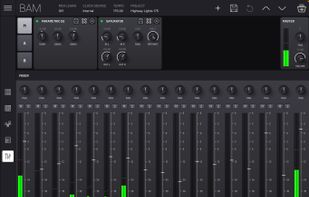 BAM Mixer panel